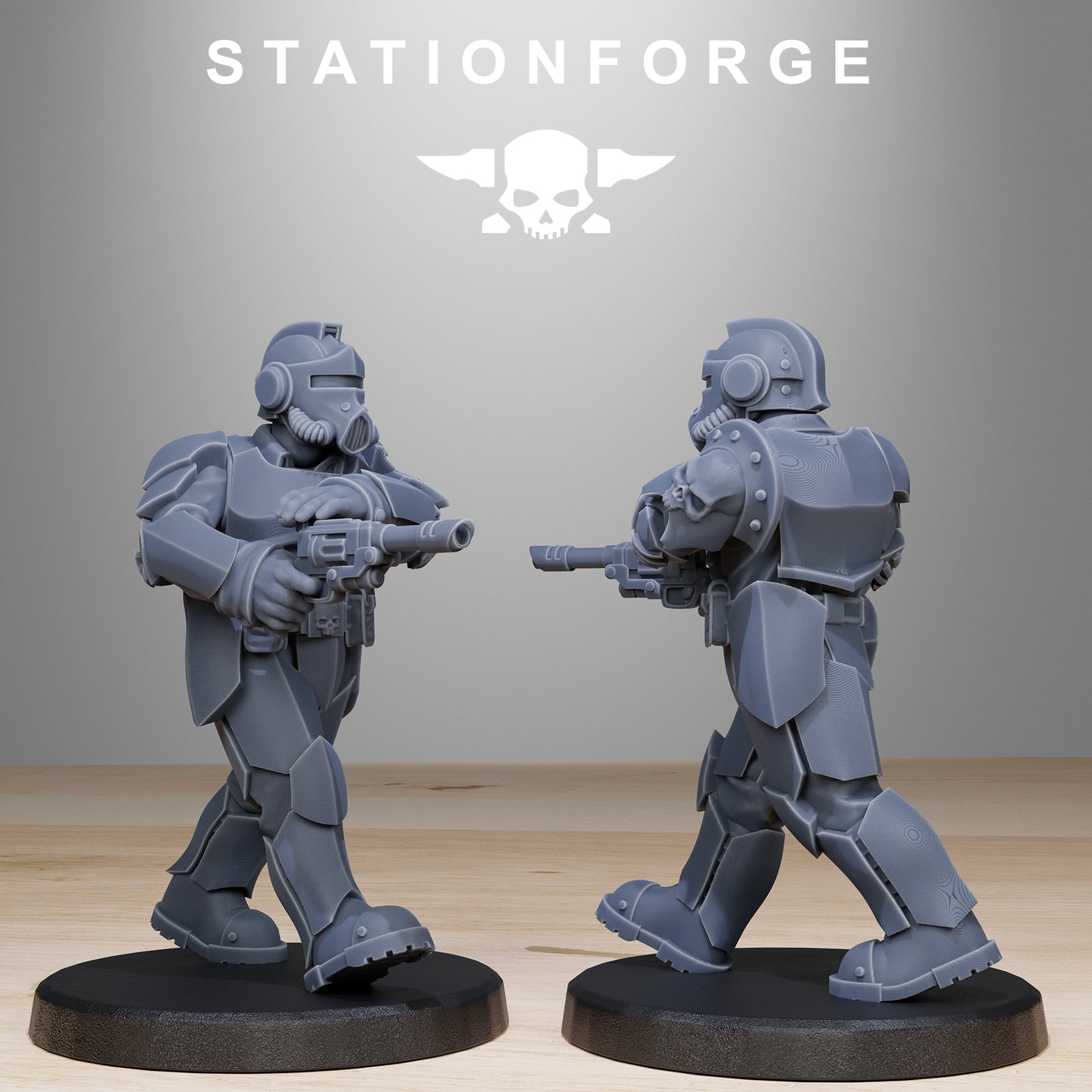 GrimGuard Enforcers Miniatures - Station Forge Figures