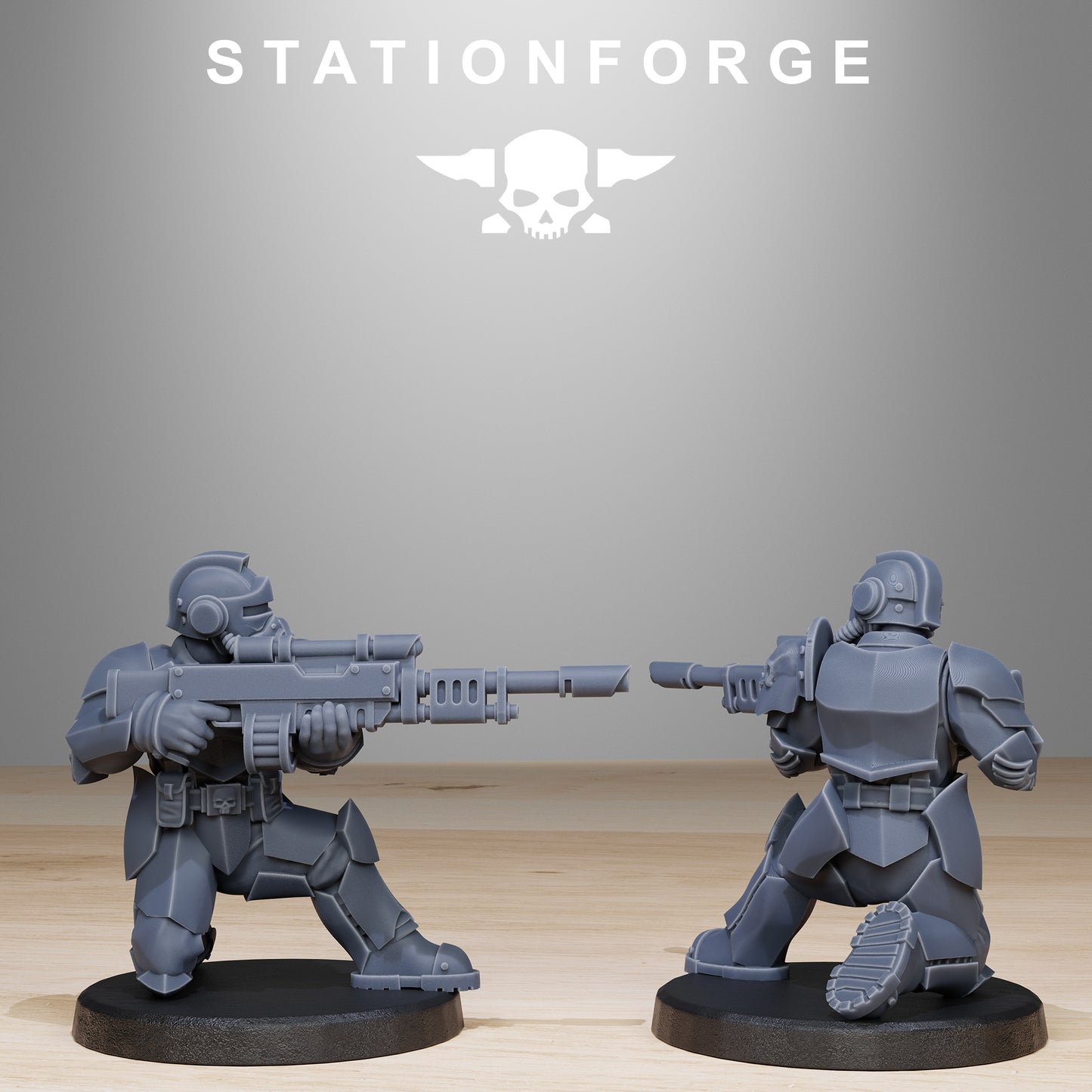 GrimGuard Enforcers Miniatures - Station Forge Figures