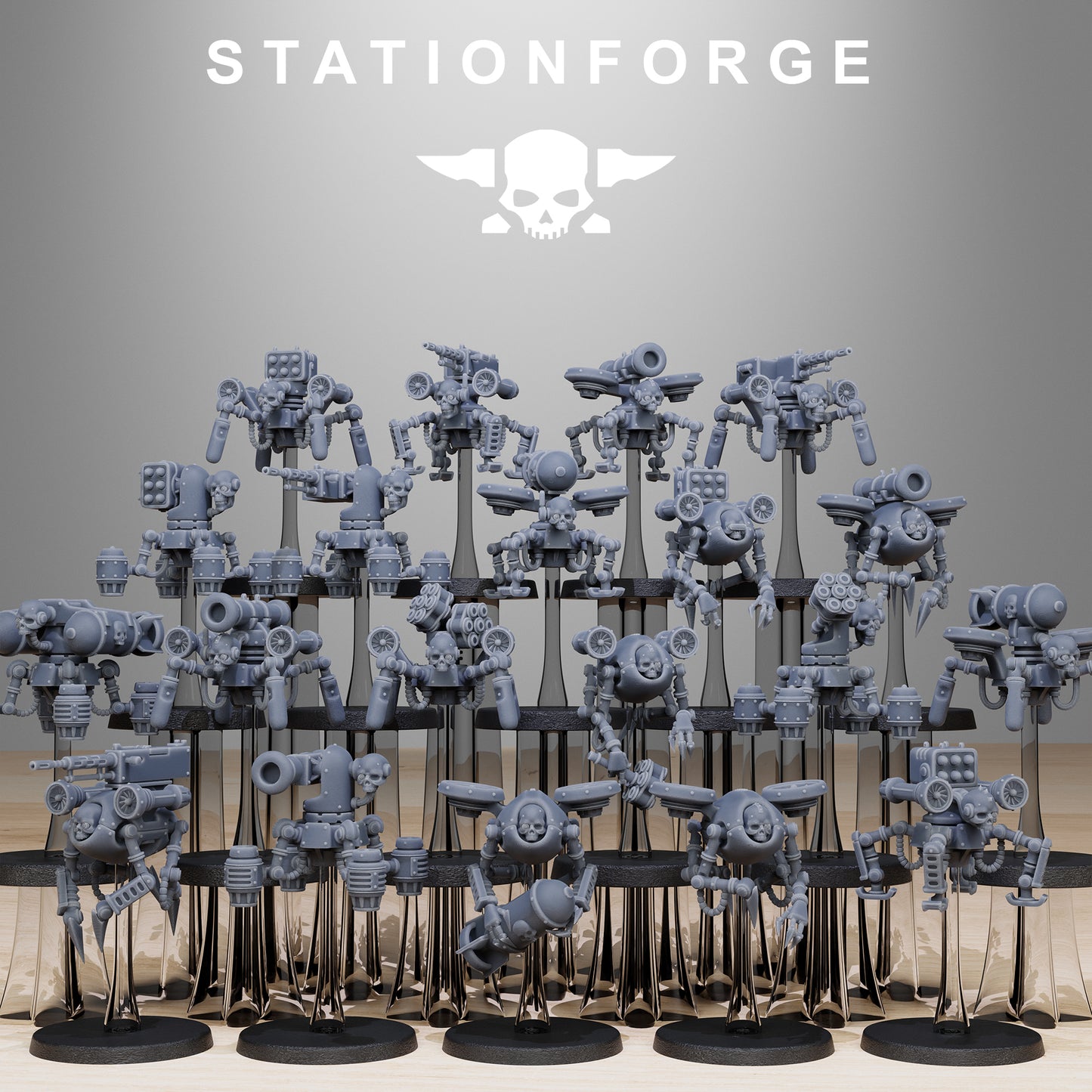 Scavenger Drones From Station Forge