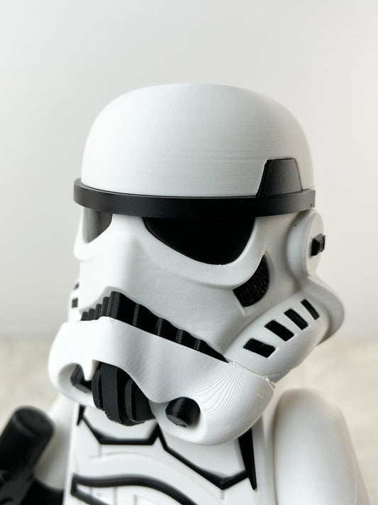 18" Lego inspired Deluxe Storm Trooper Figure