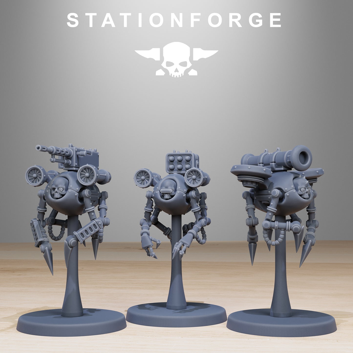 Scavenger Drones From Station Forge