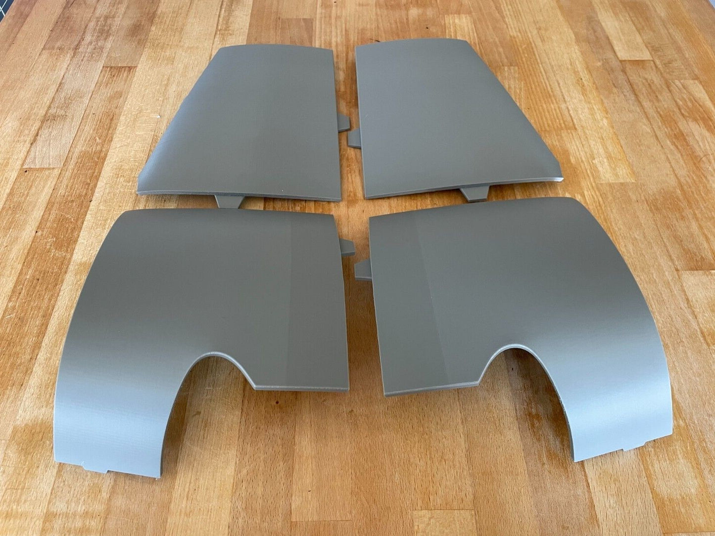 Boba Fett Inspired Armour back plate, plain, Mandalorian, Star Wars 3D printed
