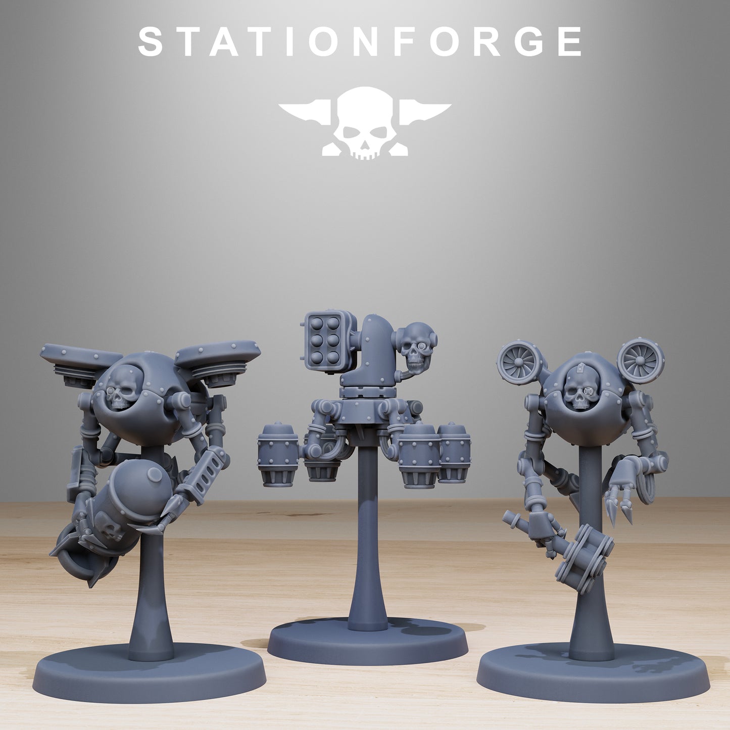 Scavenger Drones From Station Forge