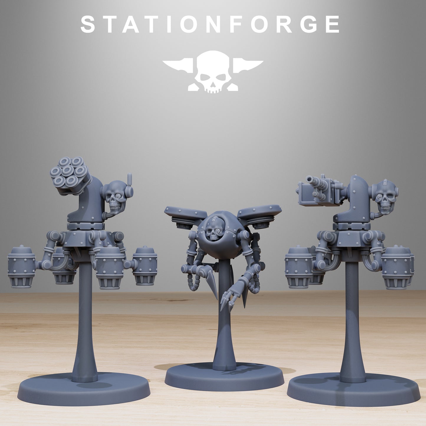 Scavenger Drones From Station Forge