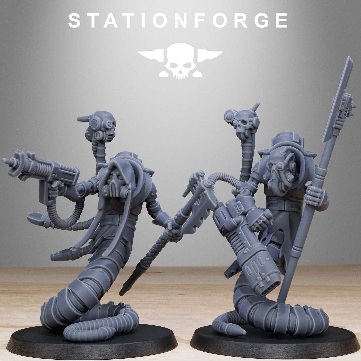 The Scavenger Serpents from Station Forge 32mm