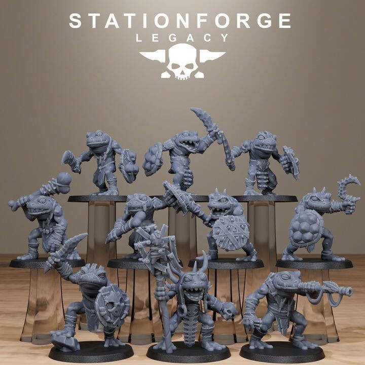 Bogkin Infantry from Station Forge Legacy INC BASES + FREE POST