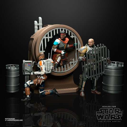 Star Wars 3D Printed Clone Wars/Bad Batch Sewer Dio for 6" Black Series figures