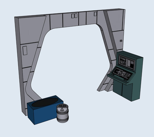 3D Printed Imperial Arch for 3.75 in & 6" Scale Star Wars Figures