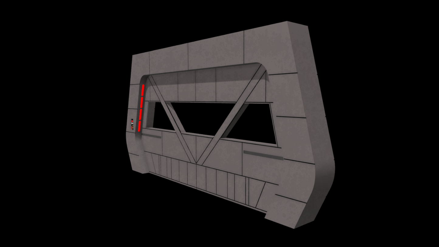 3D Printed Imperial Base Door (Mandalore) for 3.75" 6" and 12" Figures