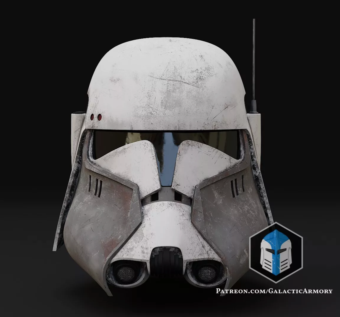 Star wars! Commander Bacara Helmet 3D printed Cosplay Kit