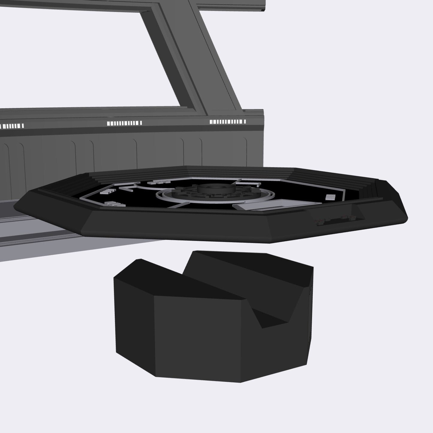 3D Printed Mandalorian Table For 3.75" & 6" Star Wars Figures