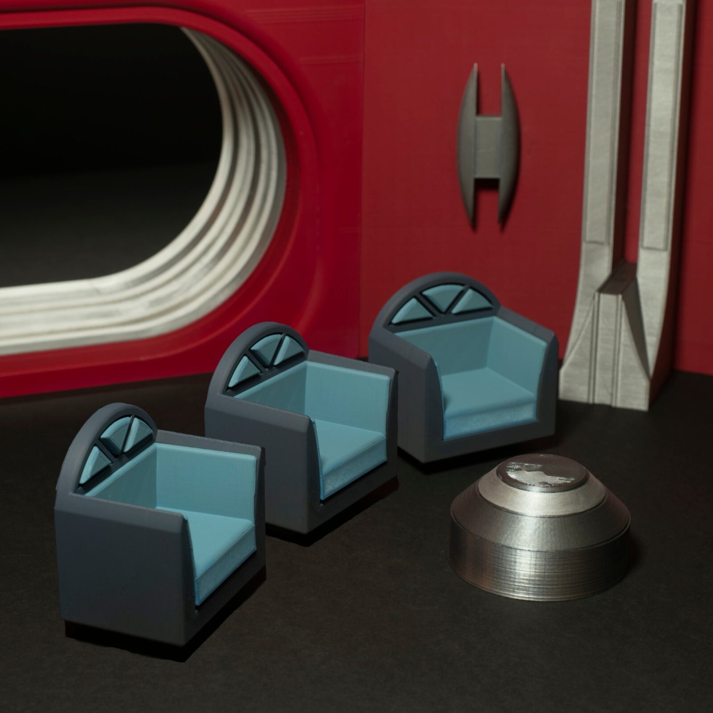 3D Printed Palpatines office for 3.75" & 6" Star Wars Figures