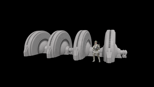 Star Wars 3D Printed Hoth Eco Base Power Generator for 3.75" Figures