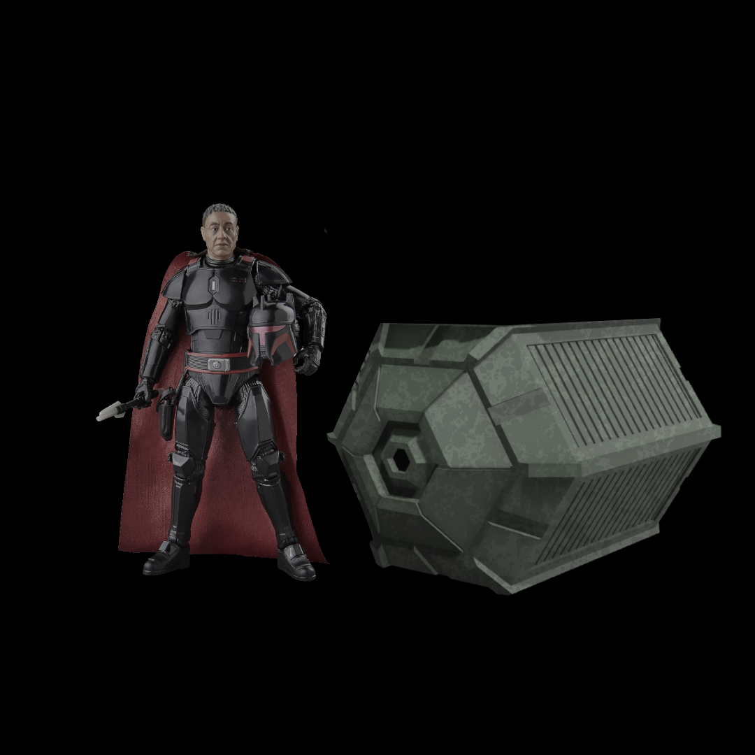 3D Printed Imperial Base(mandalore) Crates for 3.75" & 6" Figures