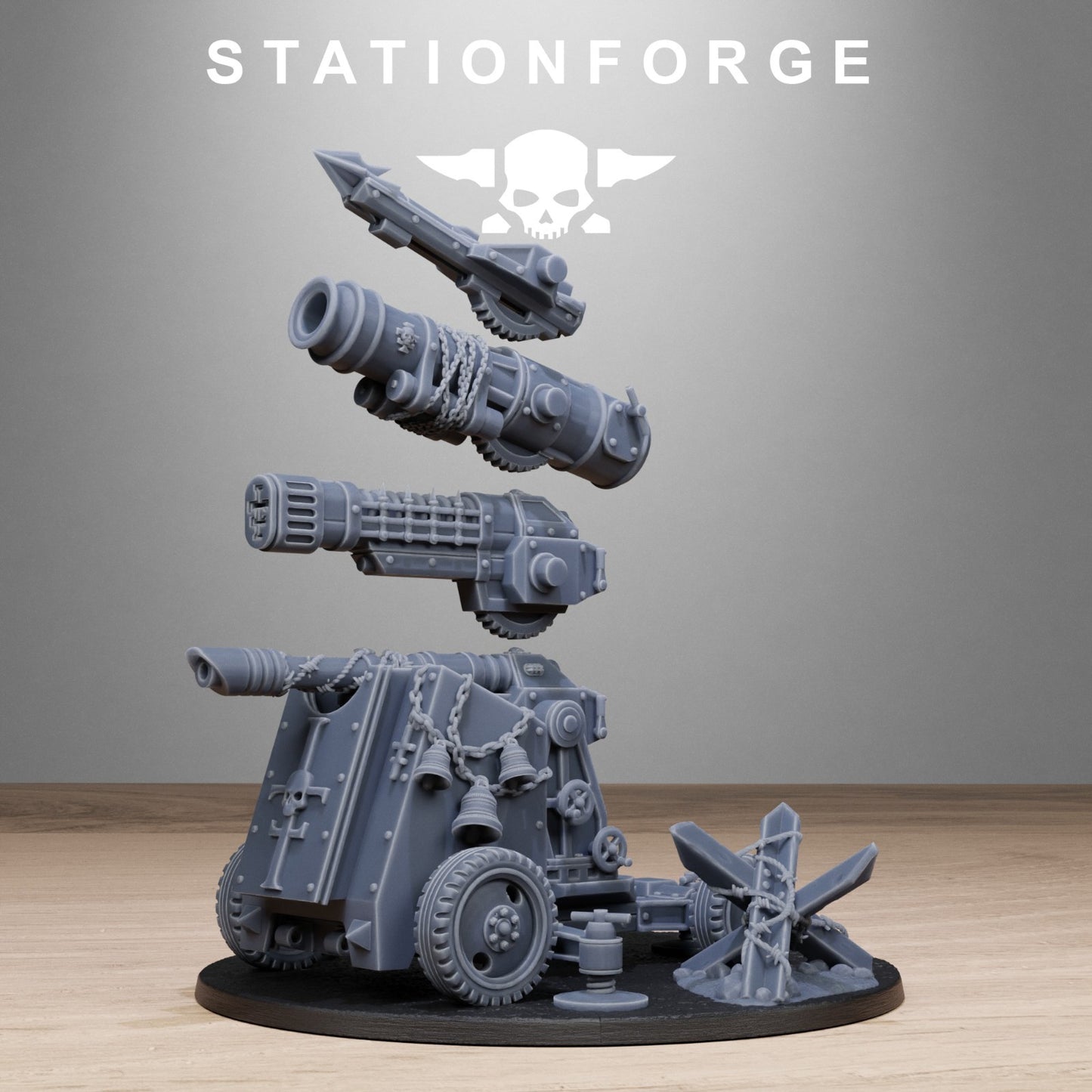 RoyalGuard light artillery from Station Forge 32mm. FREE BASE