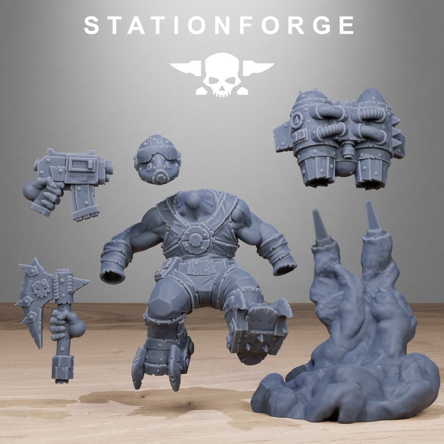 The Orkaz Flyers from Station Forge 32mm
