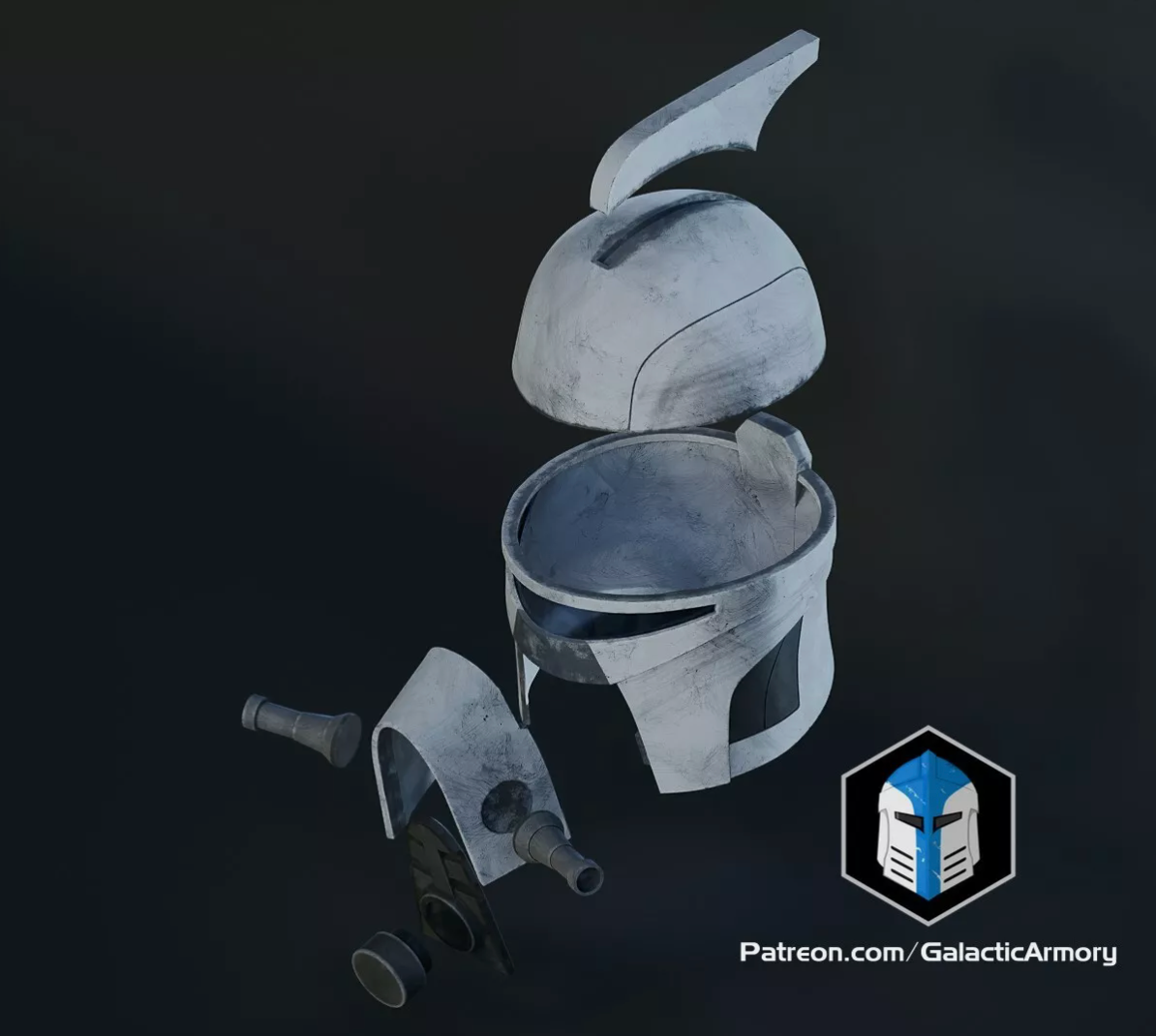 Star wars! Scuba Trooper Helmet, 3D printed Cosplay Raw Kit