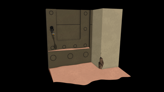 Star Wars 3D Printed Jabba's door diorama for 3.75" & 6" Figures