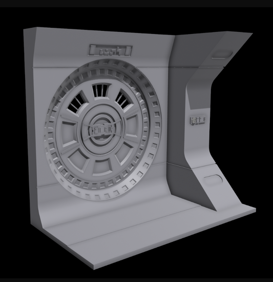 Star Wars 3D Printed New Republic Prison Corridor Diorama for 3.75" & 6" Figures