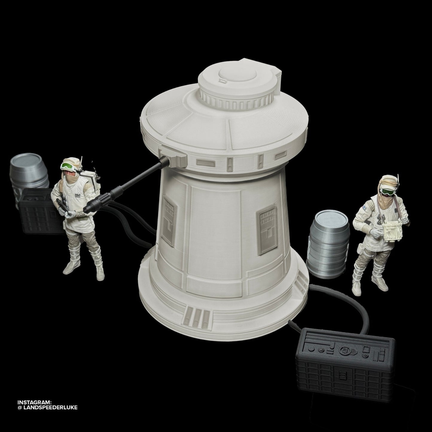 Sale | Seconds | Star Wars Hoth Turret Display DIY Kit 1/12 Scale 3D Printed