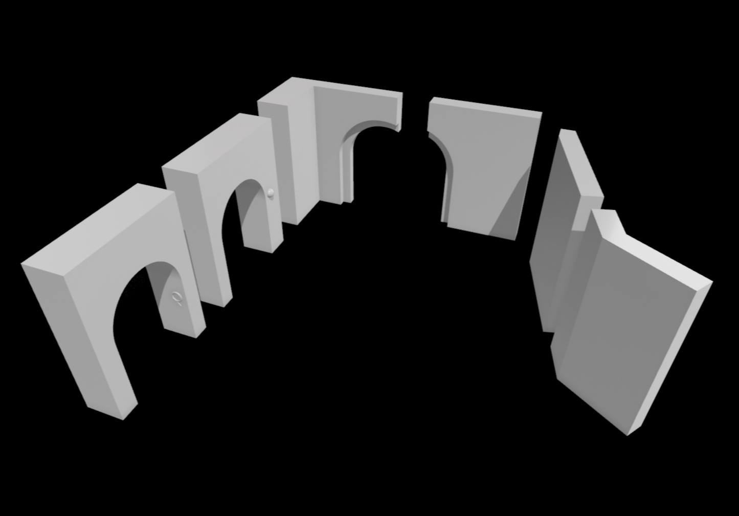 3D Printed Mos Eisley Alleyway (Spaceport Speeders) For 3.75" and 6" Figures