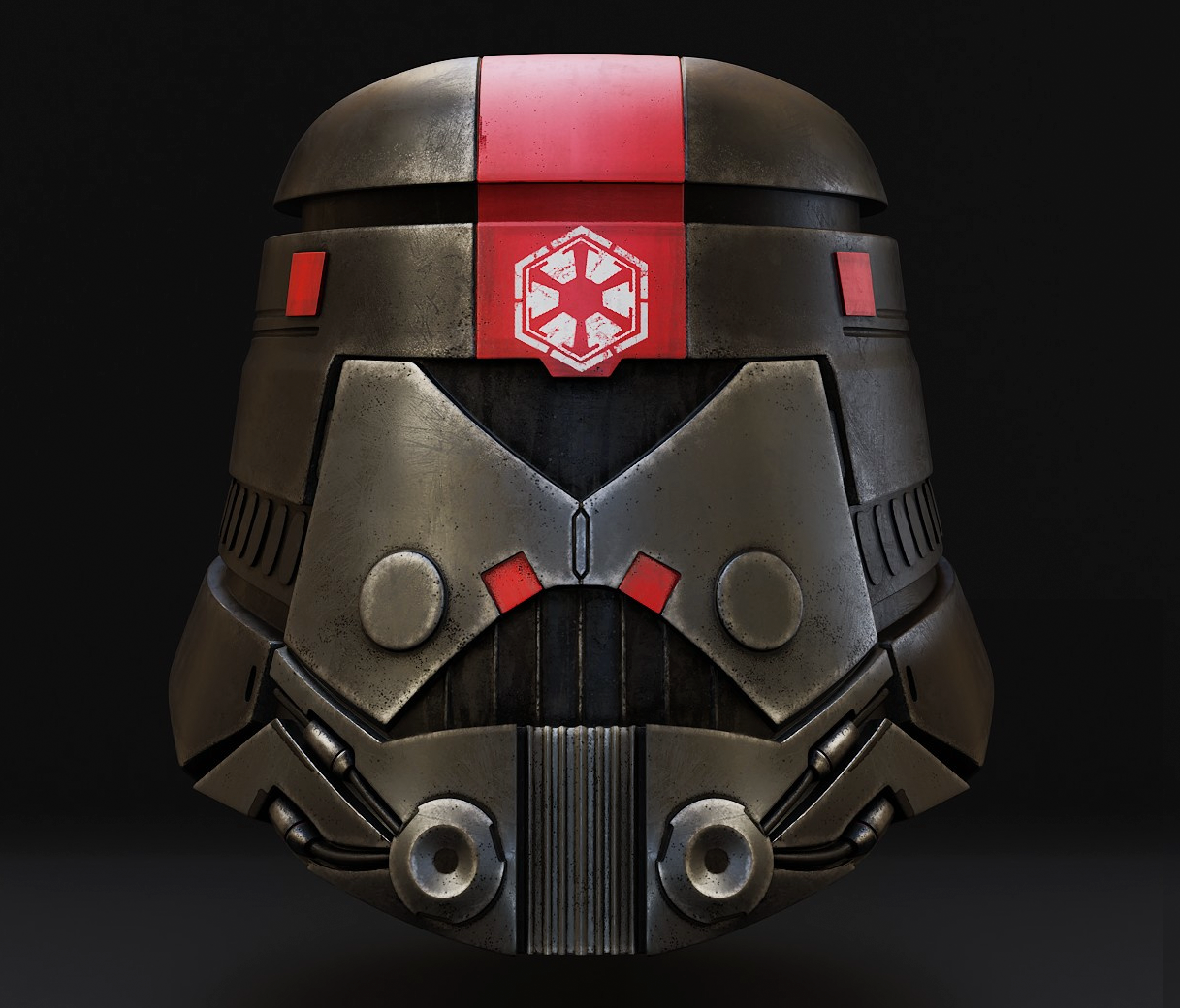 Star Wars Sith Empire Inspired 3D Printed Raw Unpainted helmet Kit