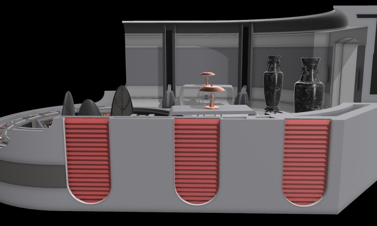 Star Wars Palpatine's Office Diorama 2 for 3.75 IN (1:18) FIGURE DIORAMA