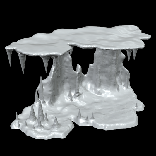 Star Wars 3D Printed Wampa cave diorama for 3.75" and 6" figures