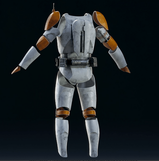 Star Wars Command Cody Inspired 3D Printed Raw, unpainted Armour