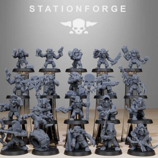Gobs Infantry Reborn From Station Forge | INC BASES | FREE POST