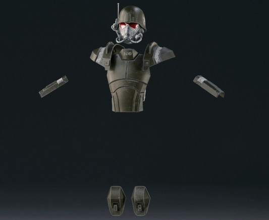 Fallout NCR Elite and Advanced Riot Armour Chest and Ab plate
