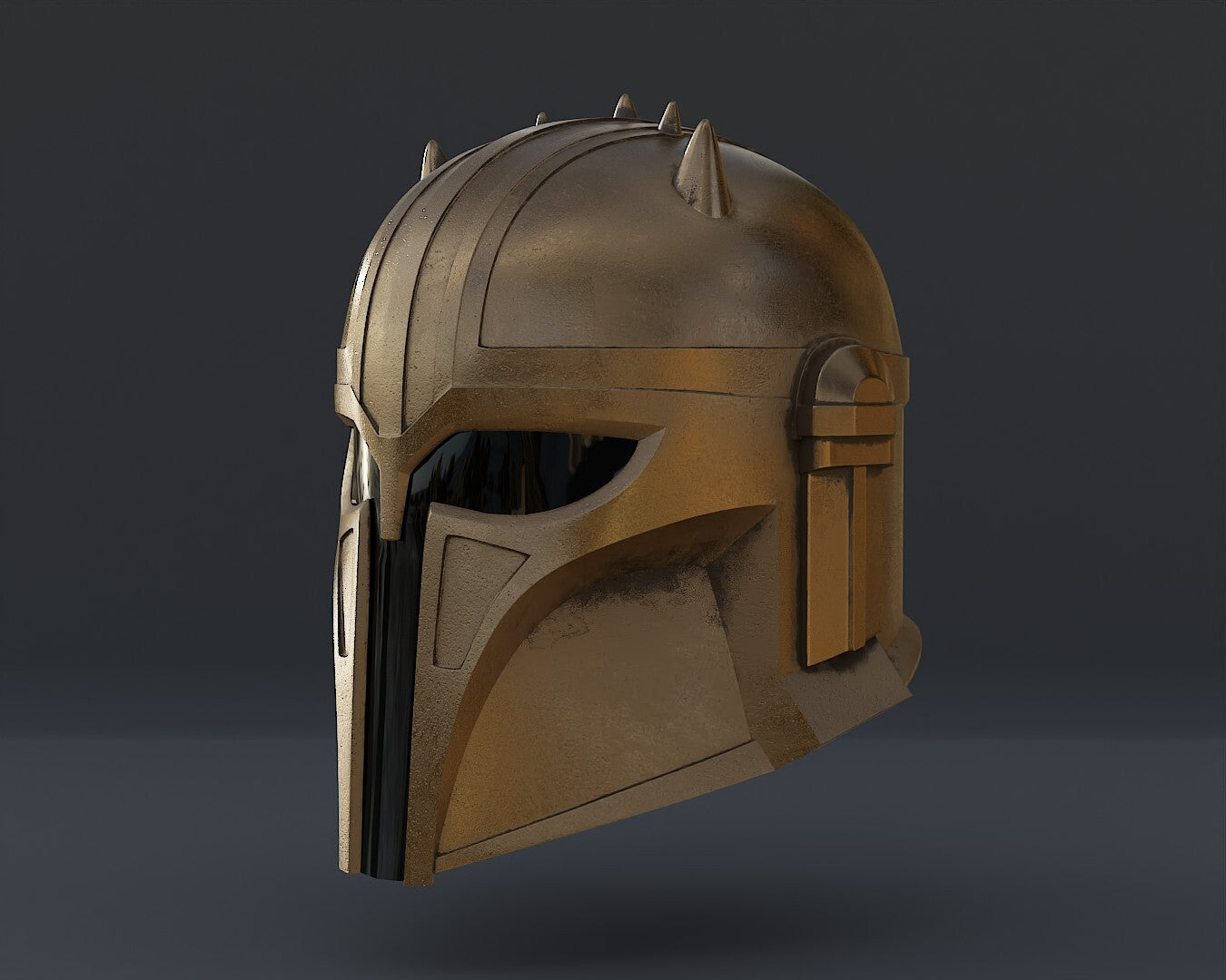 star wars 3d printed helmet -the armorer from the Mandalorian-