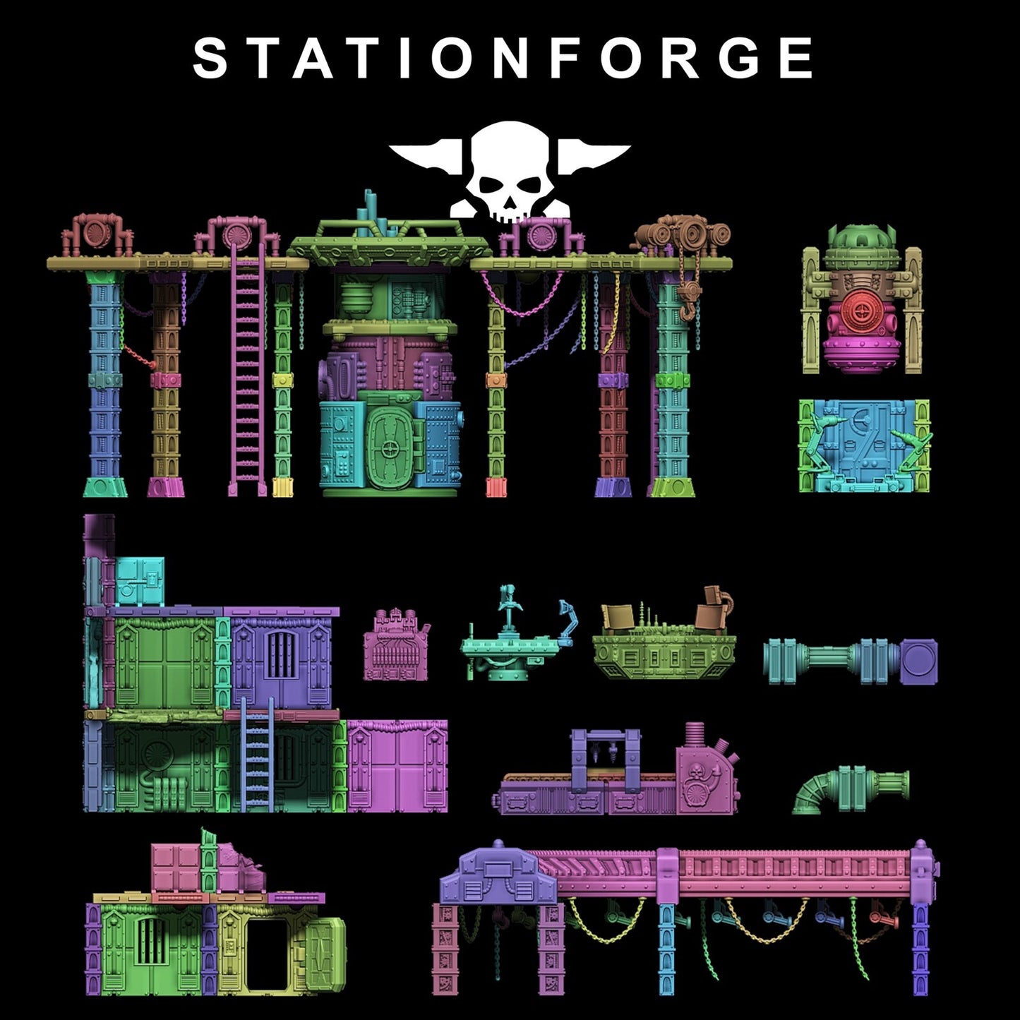 Scavenger Factory Terrain - Station Forge