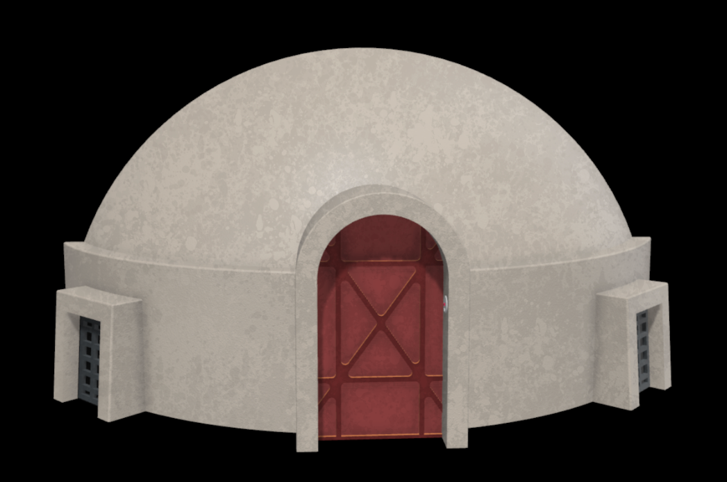 Star Wars Tatooine Building Front 1 Diorama for 3.75 IN (1:18) FIGURE