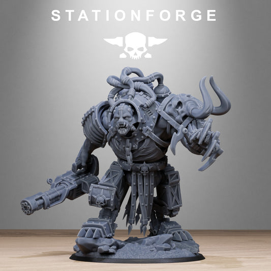 Corrupted Guard Tormentius and 80mm base From Station Forge