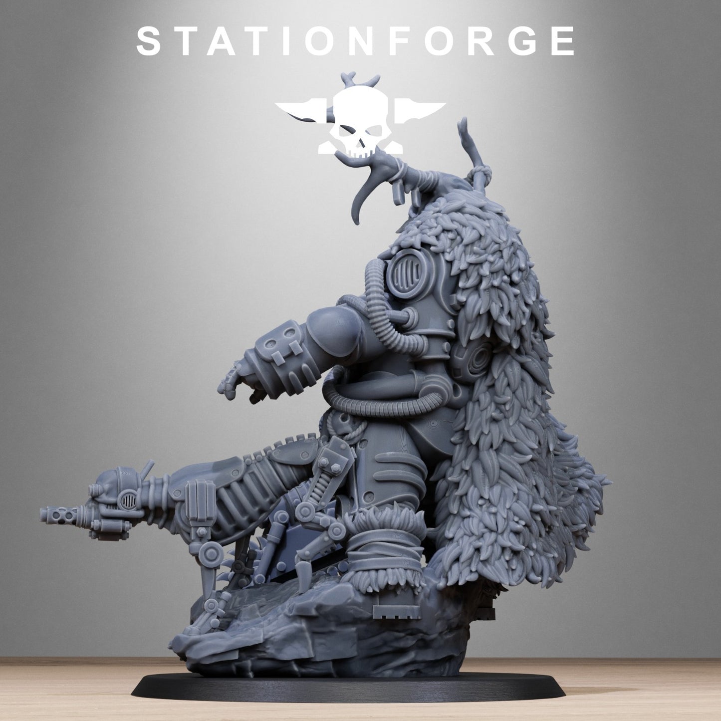 Techno savage druid from Station Forge 32mm. FREE BASE