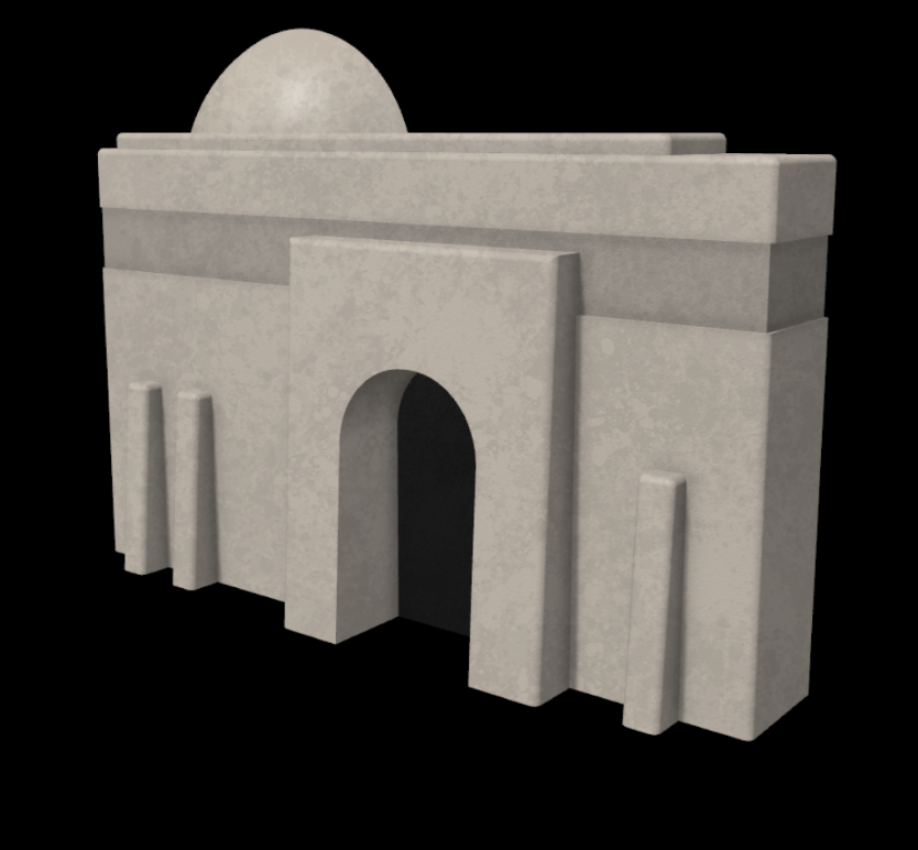 Star Wars Tatooine Building Front 4 Diorama for 3.75 IN (1:18) FIGURE
