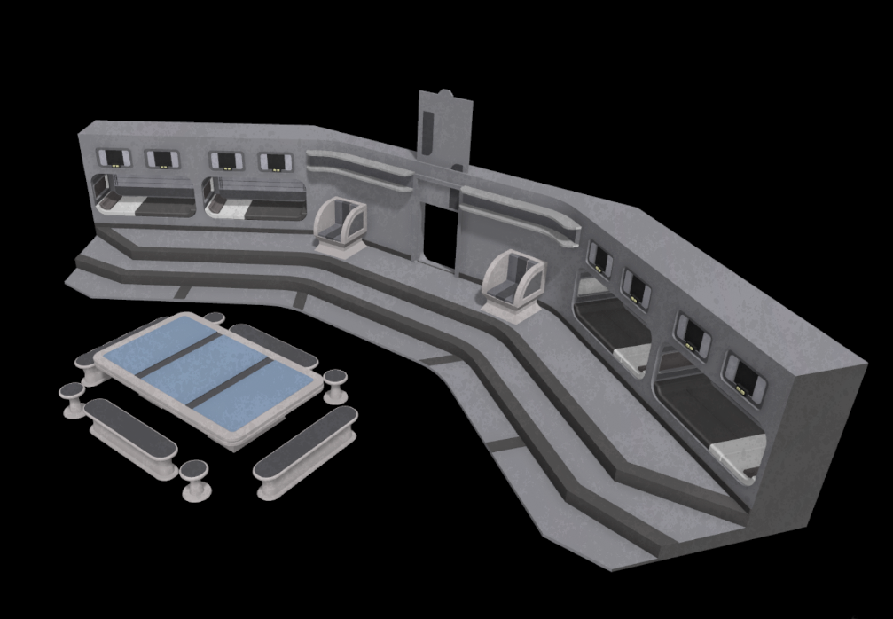 Star Wars 3D Printed Clone Barracks Diorama for 3.75" figures
