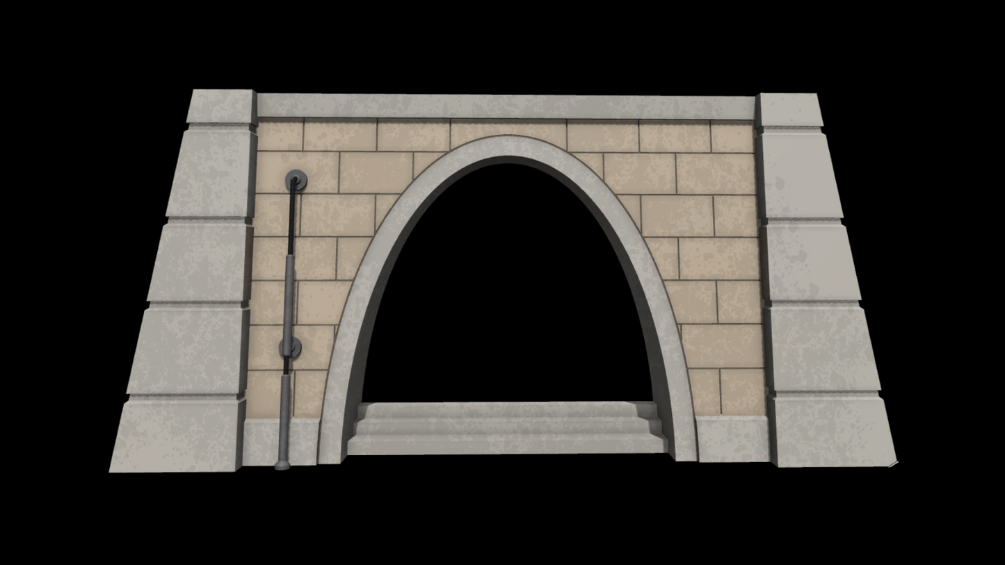 3D Printed Star Wars Ghorman Street diorama for 3.75" & 6" Figures
