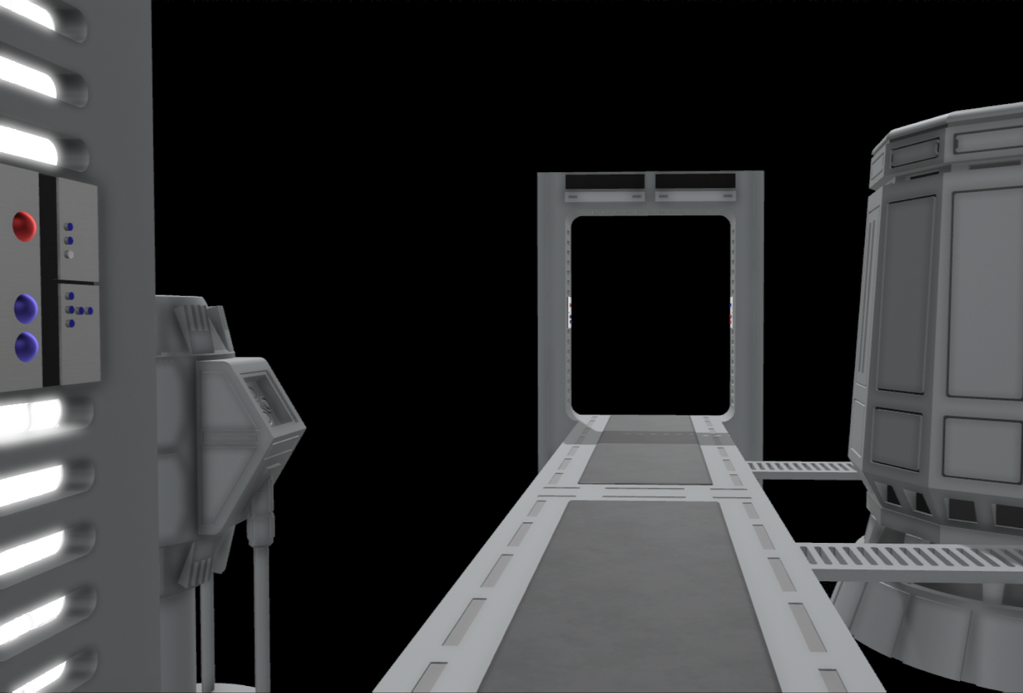 3D Printed Death Star Tractor Beam Terminal Diorama for 3.75" & 6" Figures