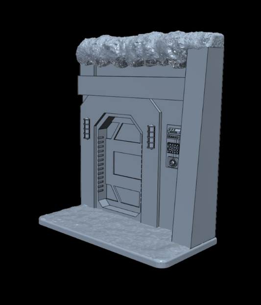 Star Wars 3D Printed Nevarro Streets Diorama for 3.75" and 6" Figures