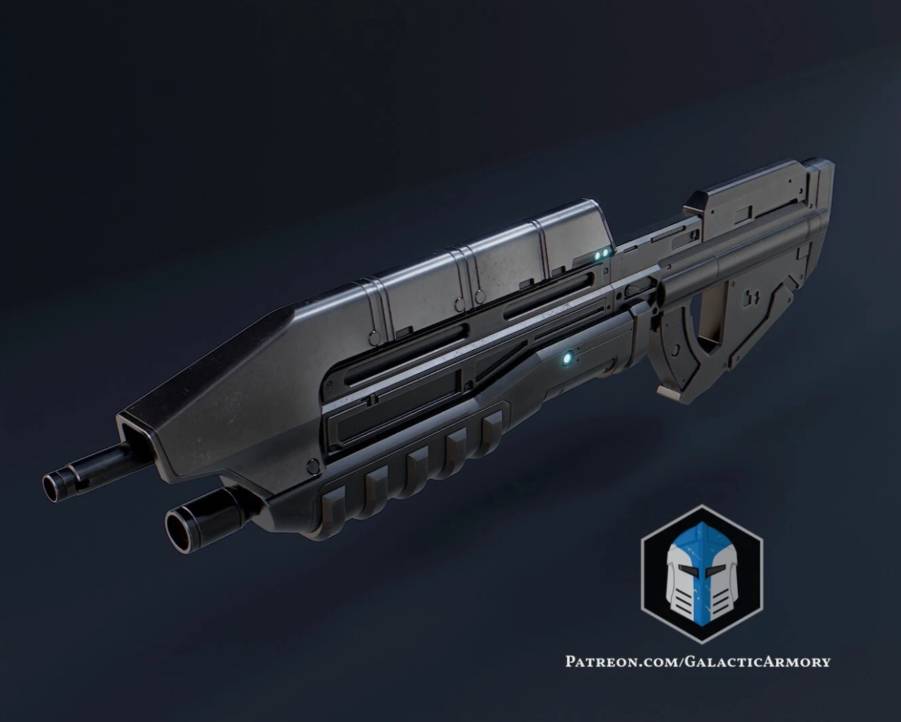 Custom 3D Printed Halo 3 Assault Blaster Replica Prop 1:1