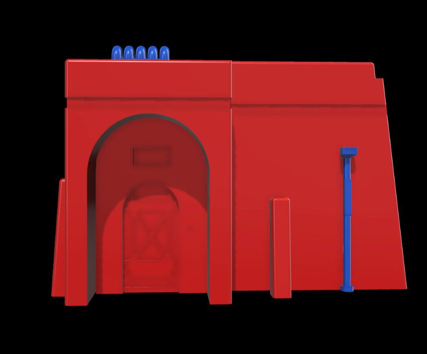Star Wars Tatooine Building Front 5 Diorama for 3.75 IN (1:18) FIGURE