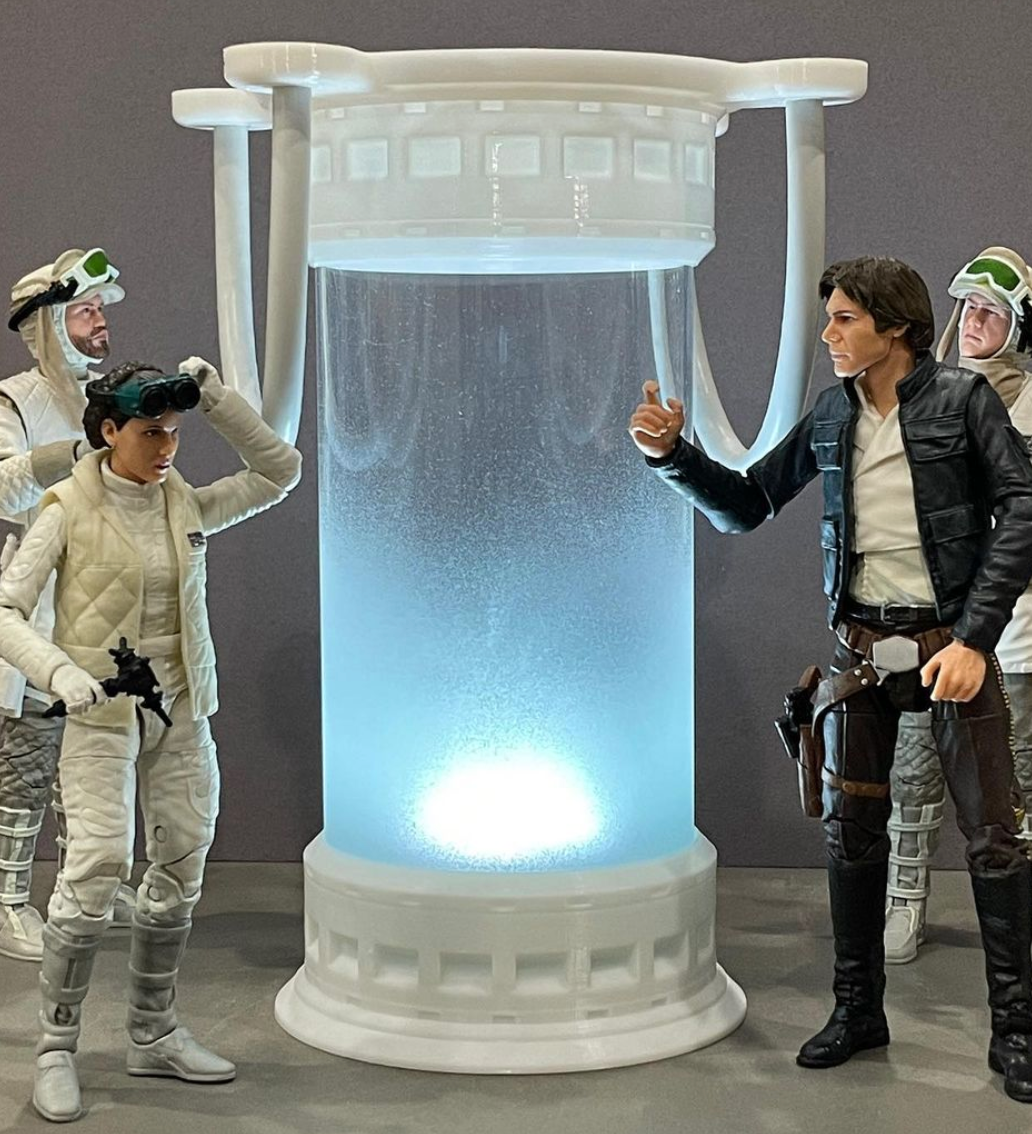3D Printed Hoth Baccatanks Diorama for Star Wars Black Series Figures