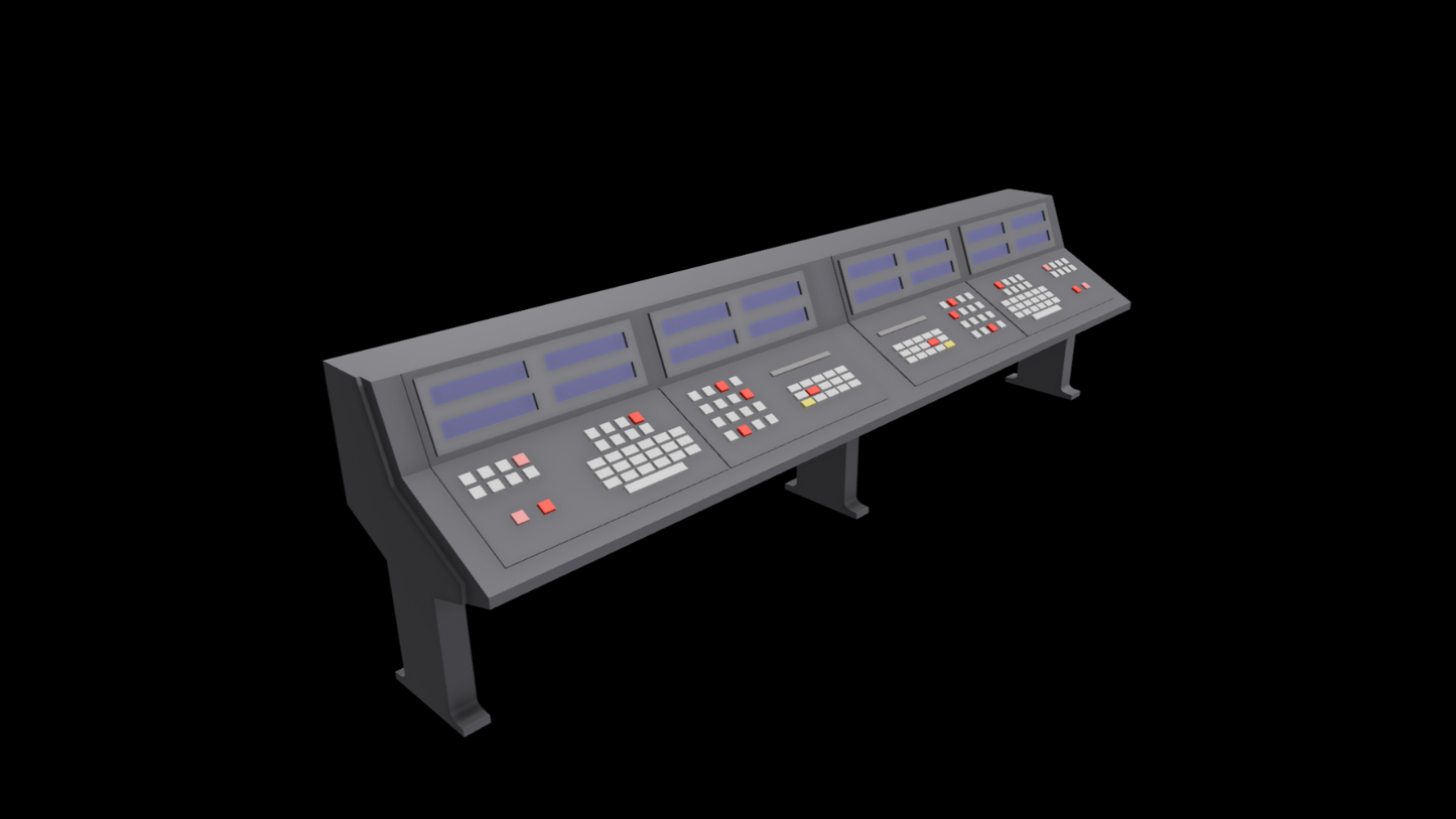 3D printed Computer Bank (Anaxes) For 3.75" & 6" Star Wars figures