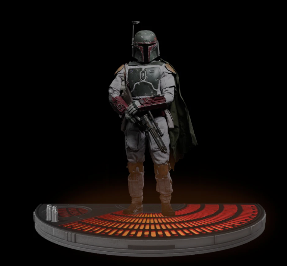 Carbon Freezing Chamber Platform 1:12 1:6 Star Wars Black Series Hot Toys Scale