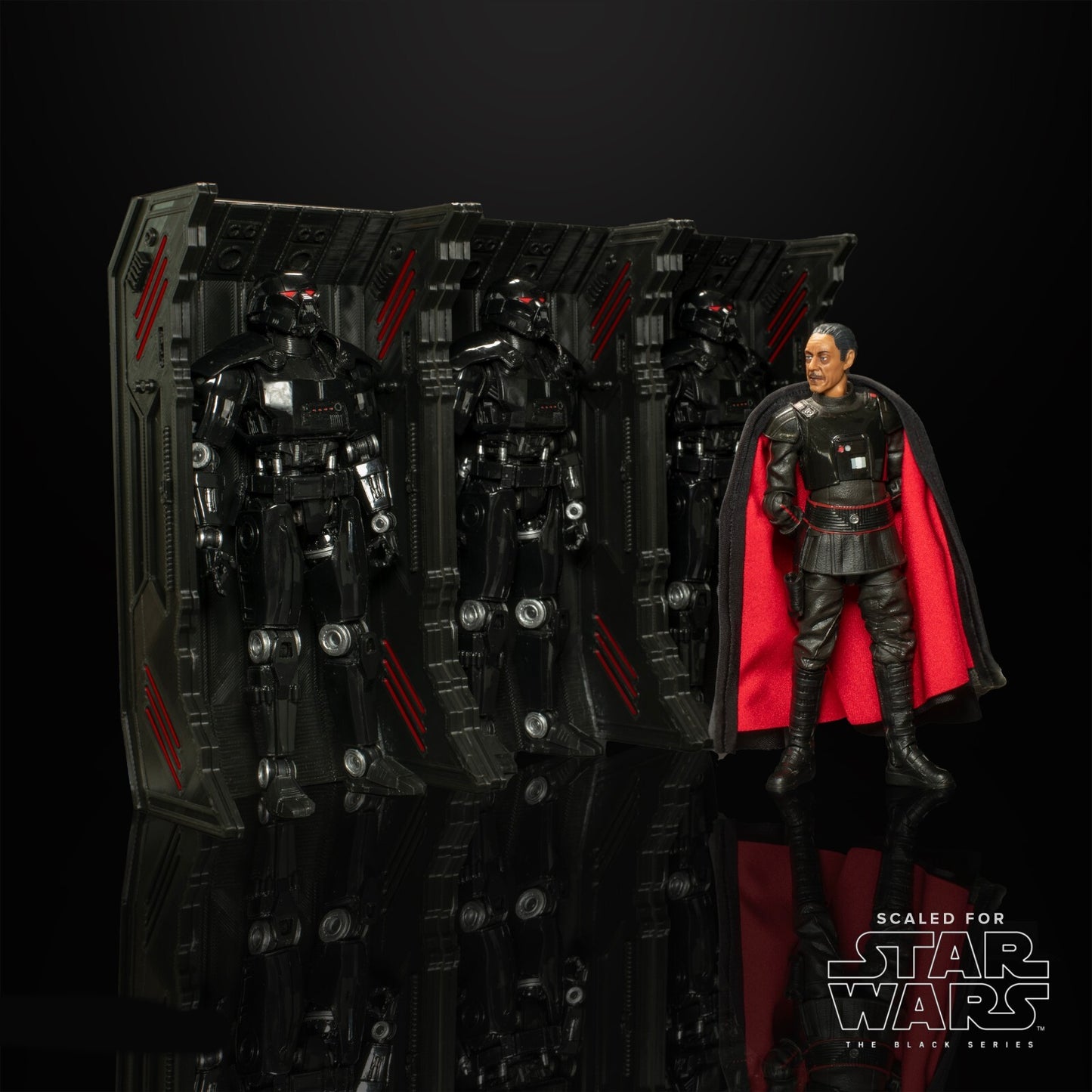 3D printed Dark trooper hub diorama for 1/12th Black series figures