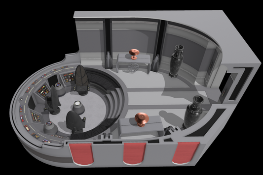 Star Wars Palpatine's Office Diorama 2 for 3.75 IN (1:18) FIGURE DIORAMA