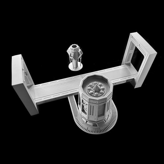 3D Printed Death Star Tractor Beam Terminal Diorama for 3.75" & 6" Figures