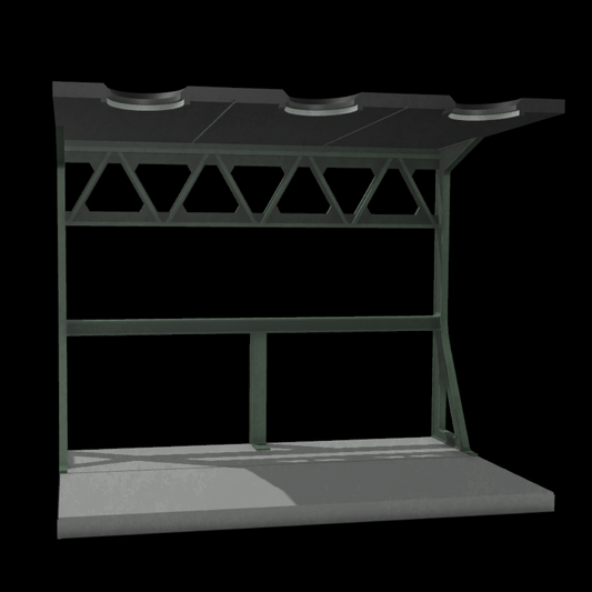 3D printed ROTJ Endor gantry diorama for Star Wars Black Series Figures